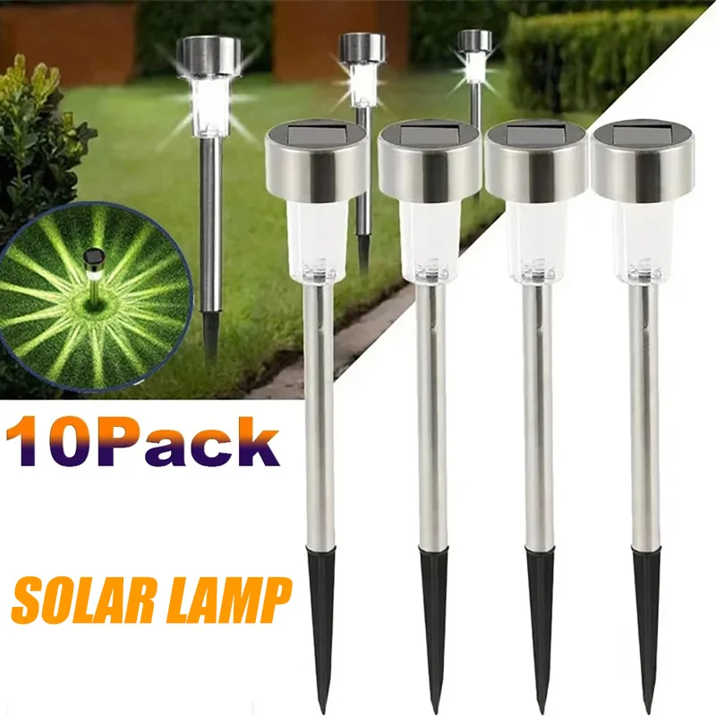Outdoor Lighting Effects - Solar-Außenleuchten, Gartenlampe, solarbetrieben, wasserdicht, Landschaftspfad im