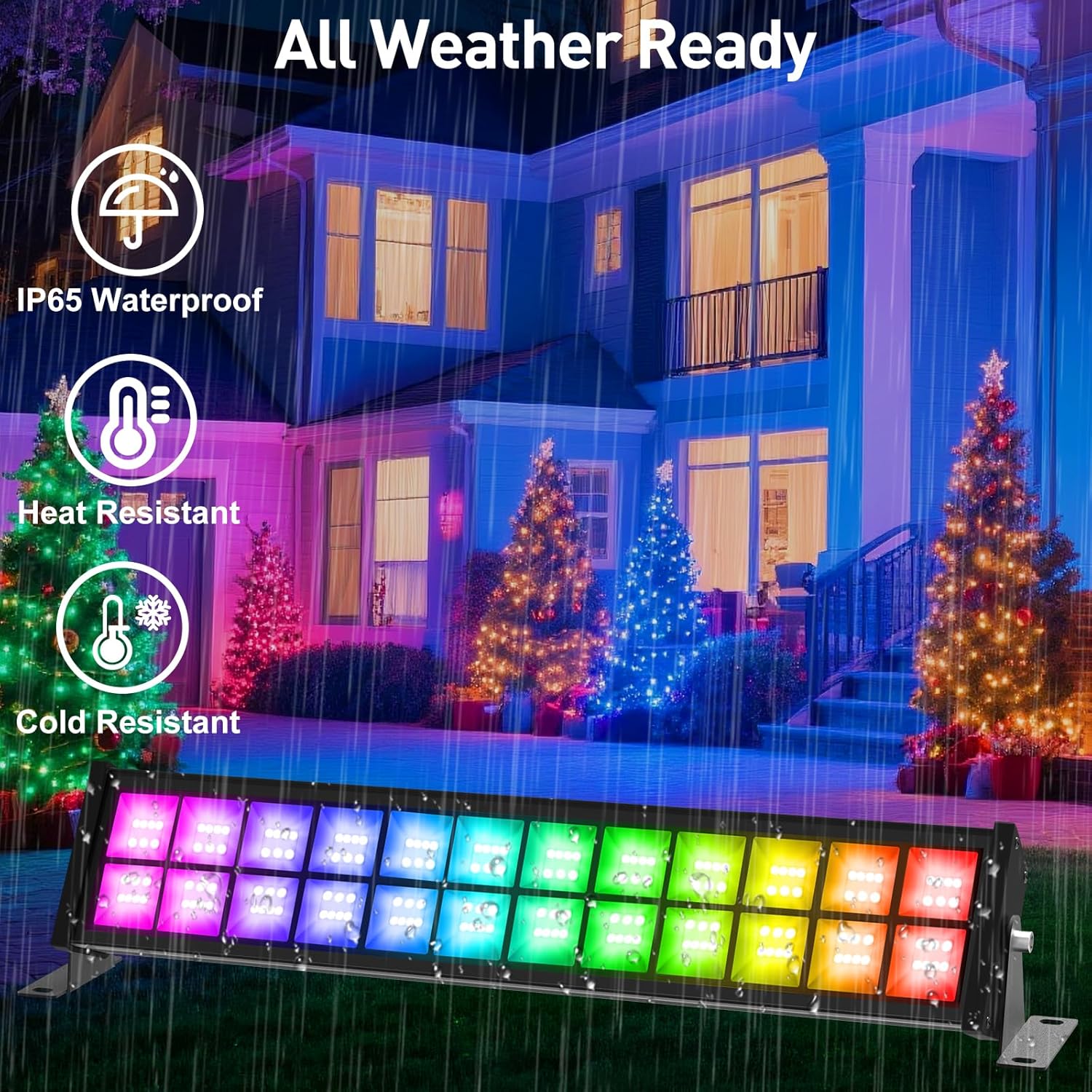 50/72W RGB LED Flutlicht Bar M – Outdoor Lighting Uk Bewertung und Preis