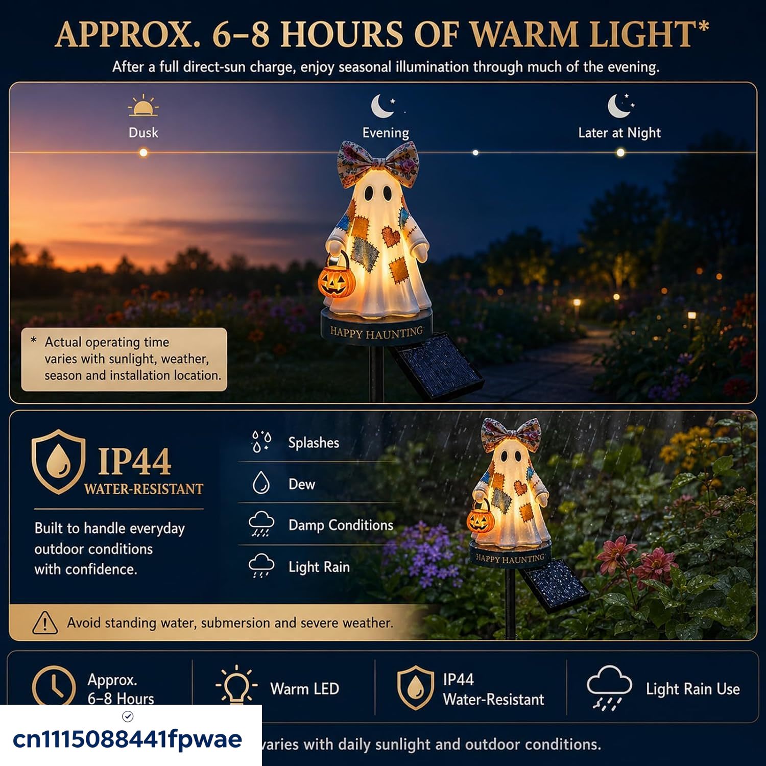 Solarbetriebene Halloween-Deko – Outdoor Lighting Pathway Bewertung und Preis