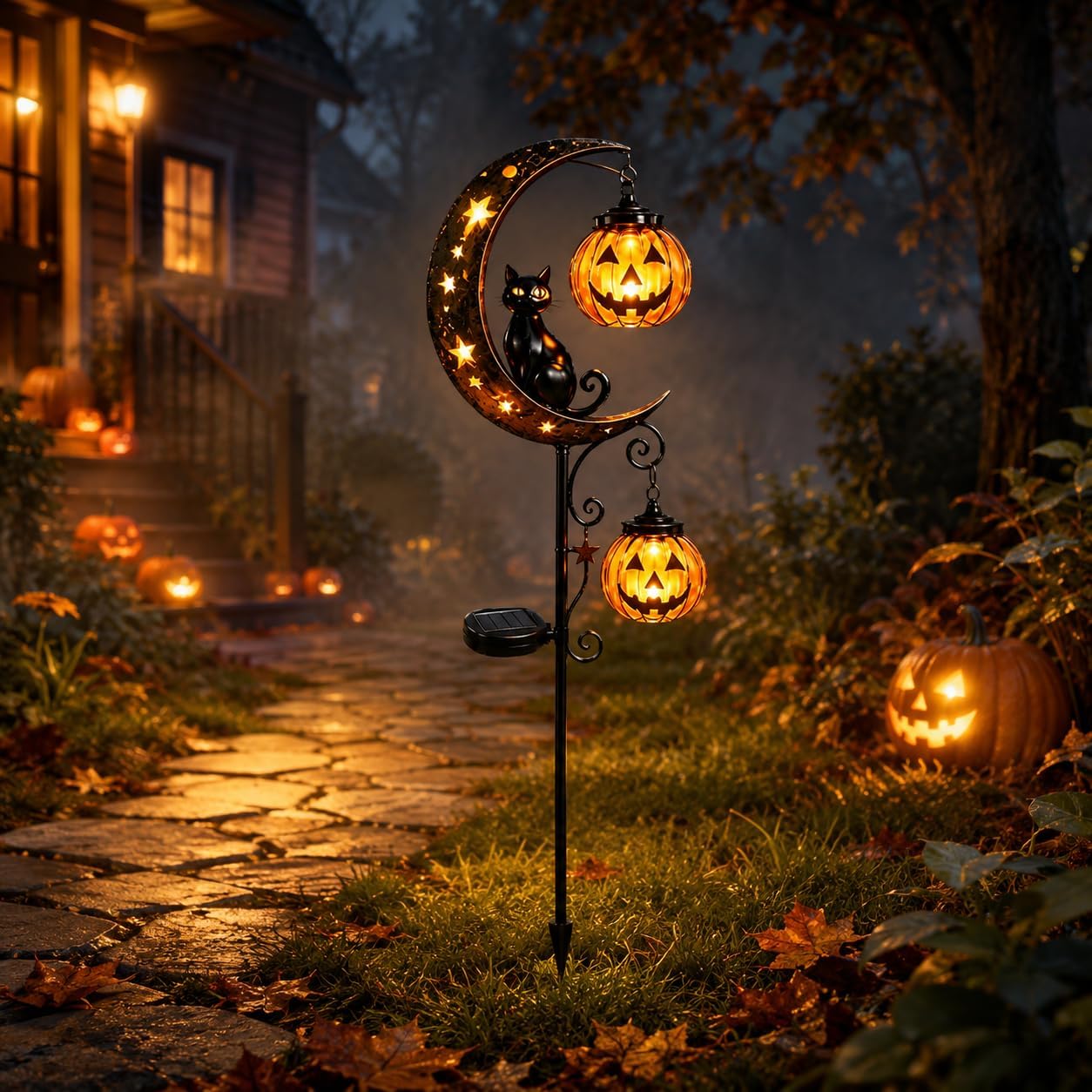 Solar-Halloween-Gartenleuchte  – Outdoor Lighting Black Bewertung und Preis