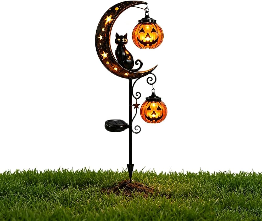 Solar-Halloween-Gartenleuchte  – Outdoor Lighting Black Bewertung und Preis
