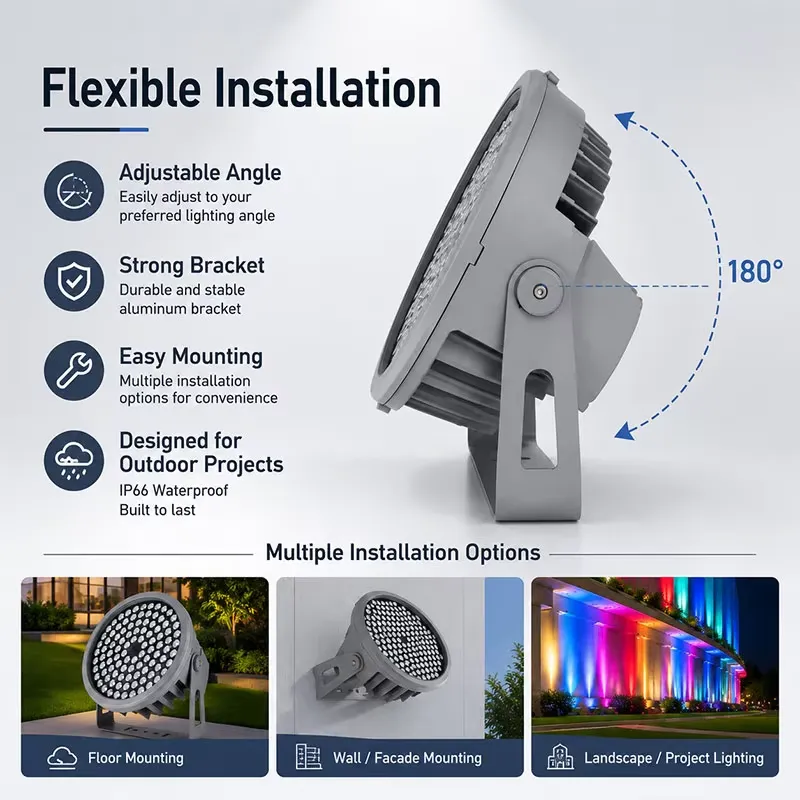 DMX512 RGBW SMD LED Flutlicht  – Outdoor Lighting Waterproof Bewertung und Preis