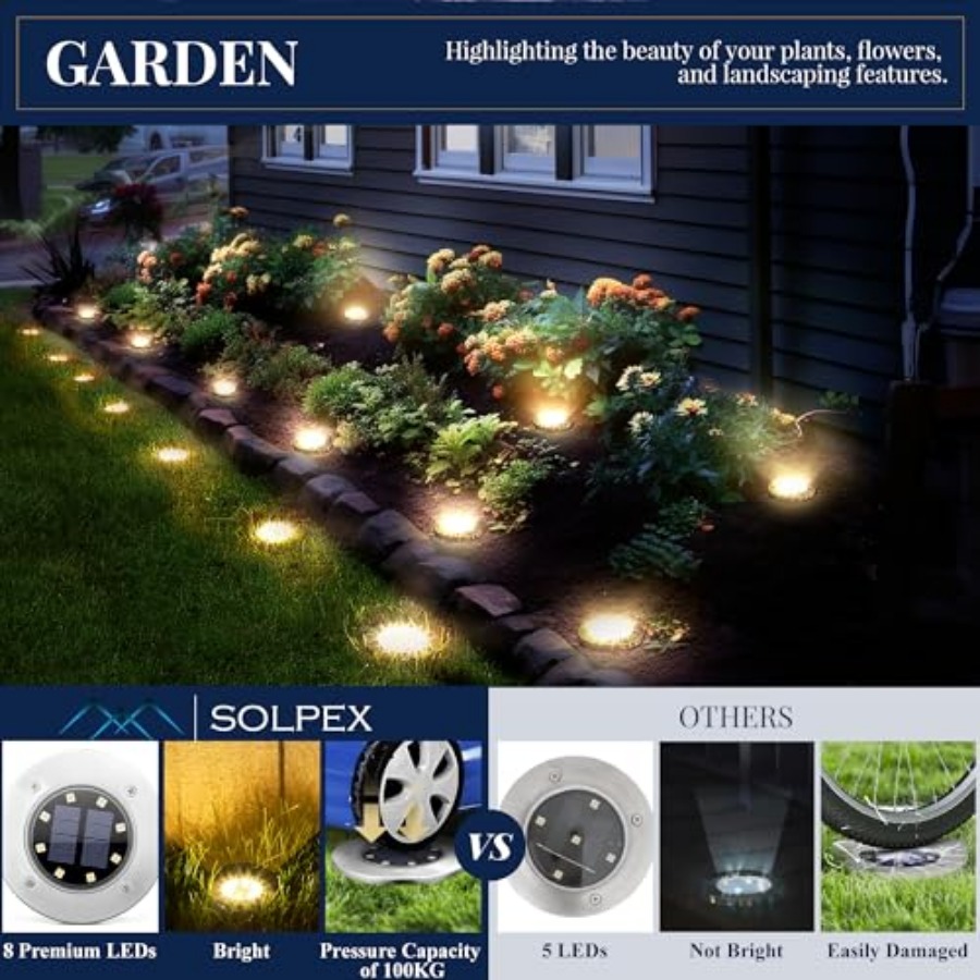 Solar-Bodenleuchten, Solar-Auß – Outdoor Lighting And Landscape Bewertung und Preis